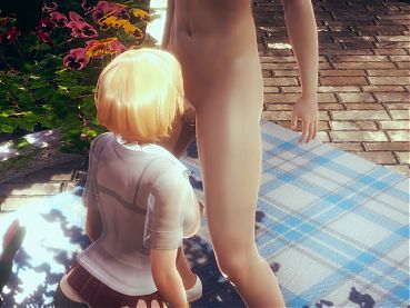 Hentai Uncensored 3D - Mari Blowjob and Anal