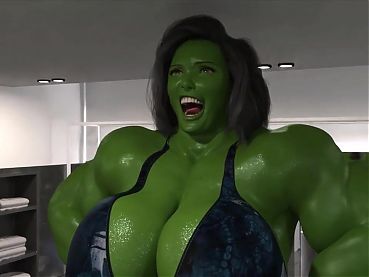 tifa lockheart turns into she hulk part 2