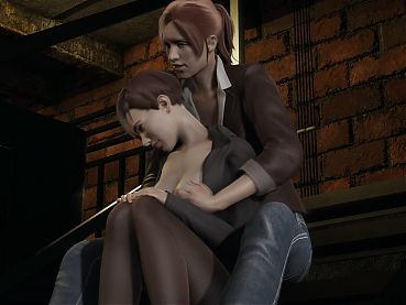 Resident Evil Lesbian Relationship Claire Redfield and Moira Burton